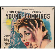 THE ACCUSED (1949) Original Theatrical 1-Sheet Movie Poster 27x40 Loretta Young