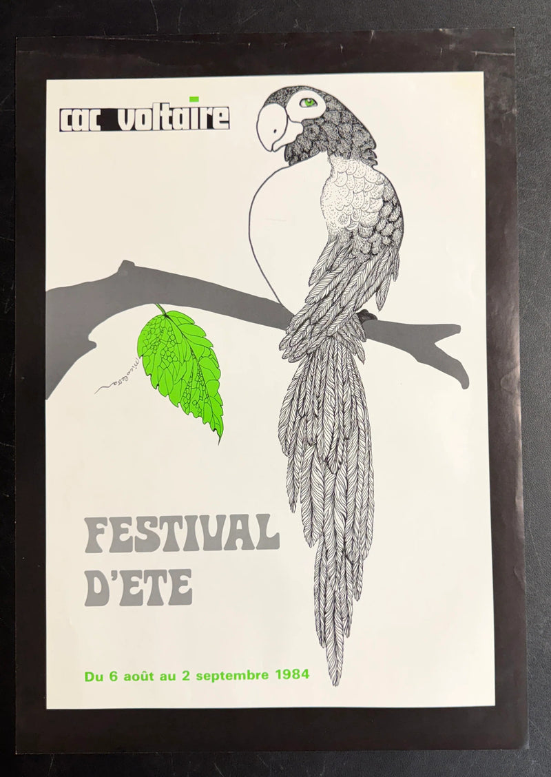 Festival d’Été (1984) CAC Voltaire Poster Rolled 15.75x22.75