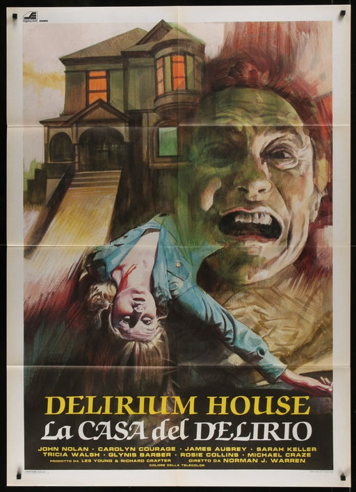 Terror (1978) Original Italian 1P Movie Poster Folded 39x55
