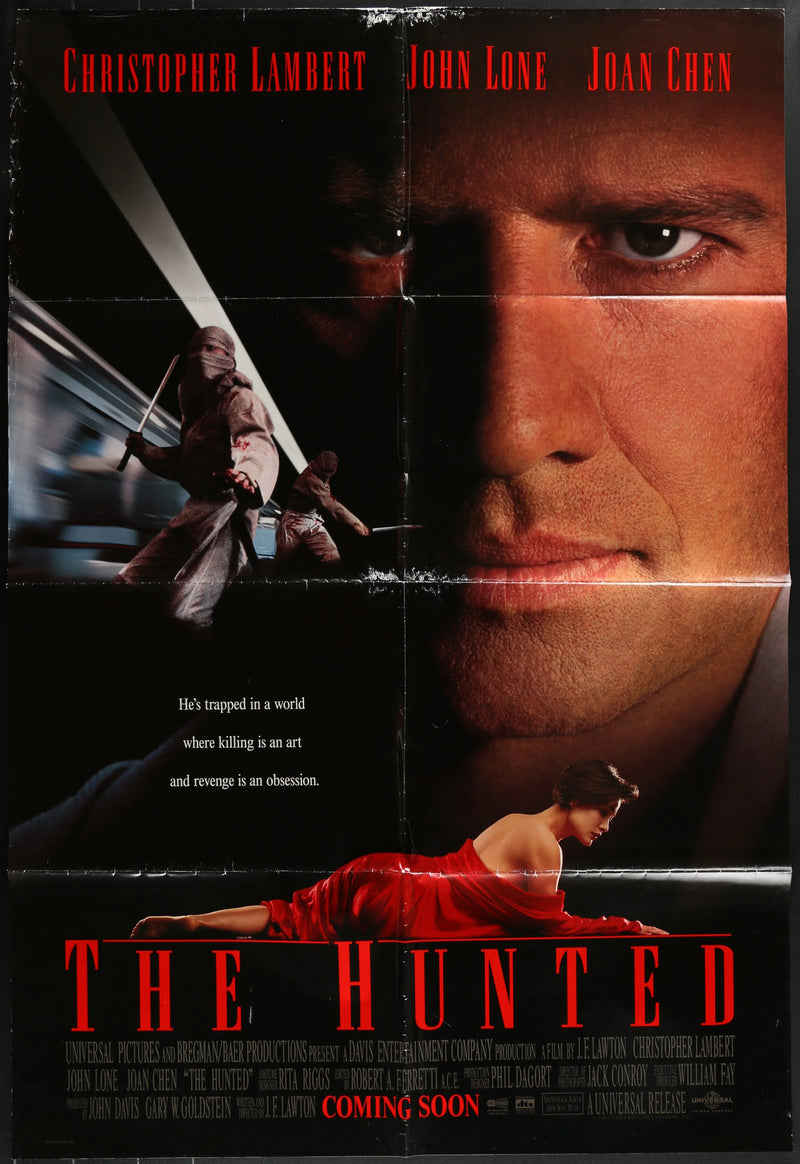 The Hunted (1995) Original Movie Poster Folded 27x41