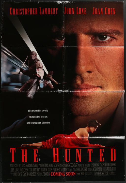 The Hunted (1995) Original Movie Poster Folded 27x41