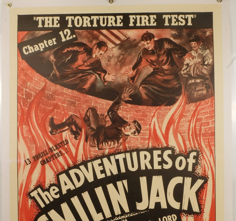 The Adventures of Smilin' Jack (1943) Linenbacked Restored Universal Poster