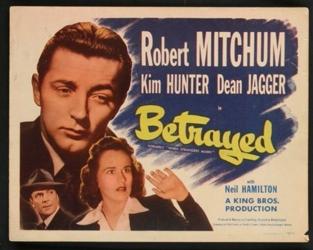 Betrayed (1948) Original Lobby Card Movie Poster 11x14