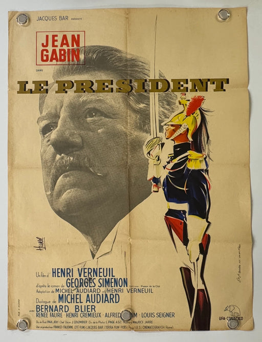 Le Président (1961) Original French Movie Poster 23x31