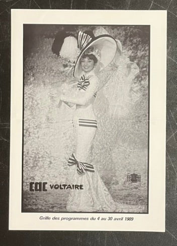 CAC Voltaire – April 1989 Program Poster (1989) Original 8.25x11.75