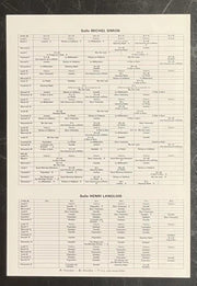 CAC Voltaire – April 1989 Program Poster (1989) Original 8.25x11.75