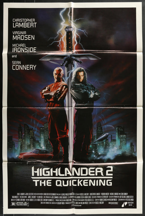 Highlander II: The Quickening ( 1991) Original Movie Poster F 27x41