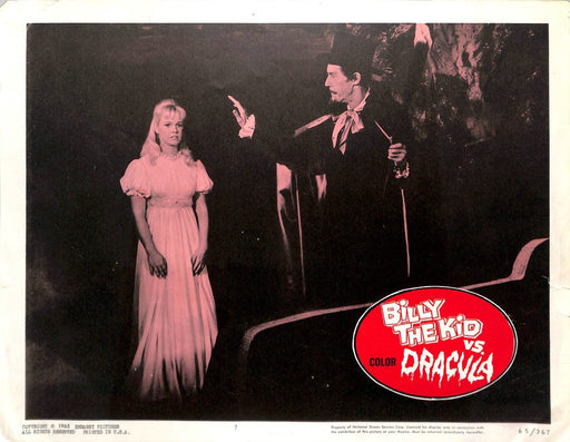 Billy the Kid vs. Dracula (1966) Lobby Card #7 11X14