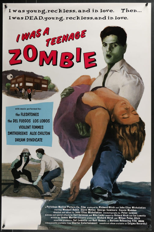 I Was a Teenage Zombie (1987) Original SS Movie Poster Rolled 27x40