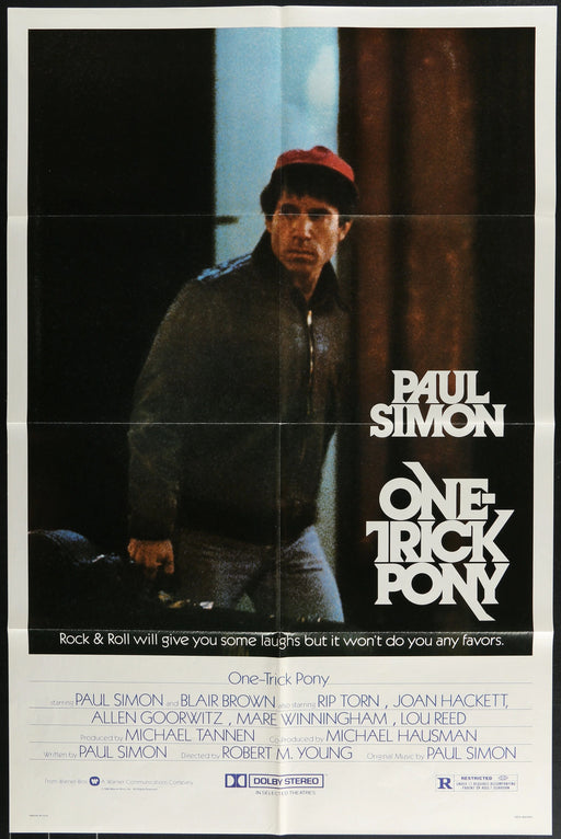 One-Trick Pony (1980) Original Movie Poster Folded  27x41