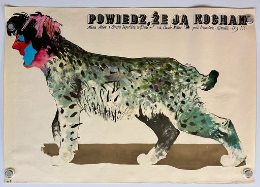 Powiedz, że ja kocham (1977) Original Polish Movie Poster 26x38