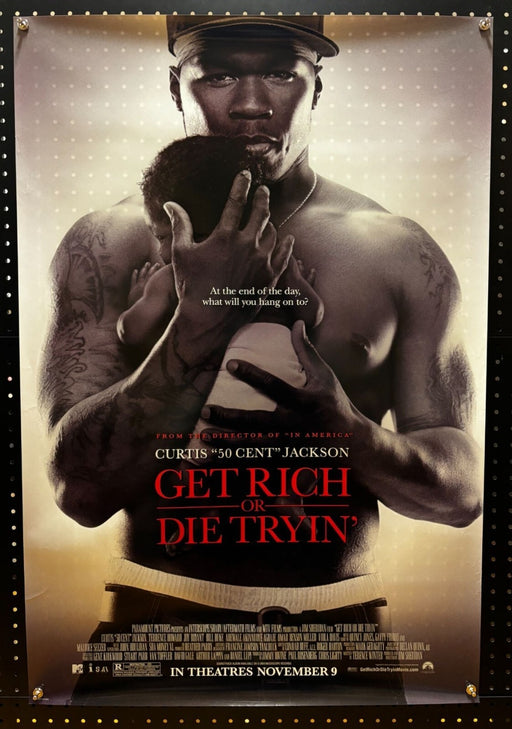 Get Rich or Die Trying (2005) Double-Sided, Original Rolled Poster 27x40
