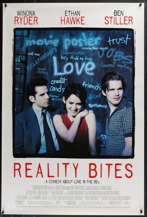 Reality Bites (1994) Original Single-sided Movie Poster Rolled 27x40