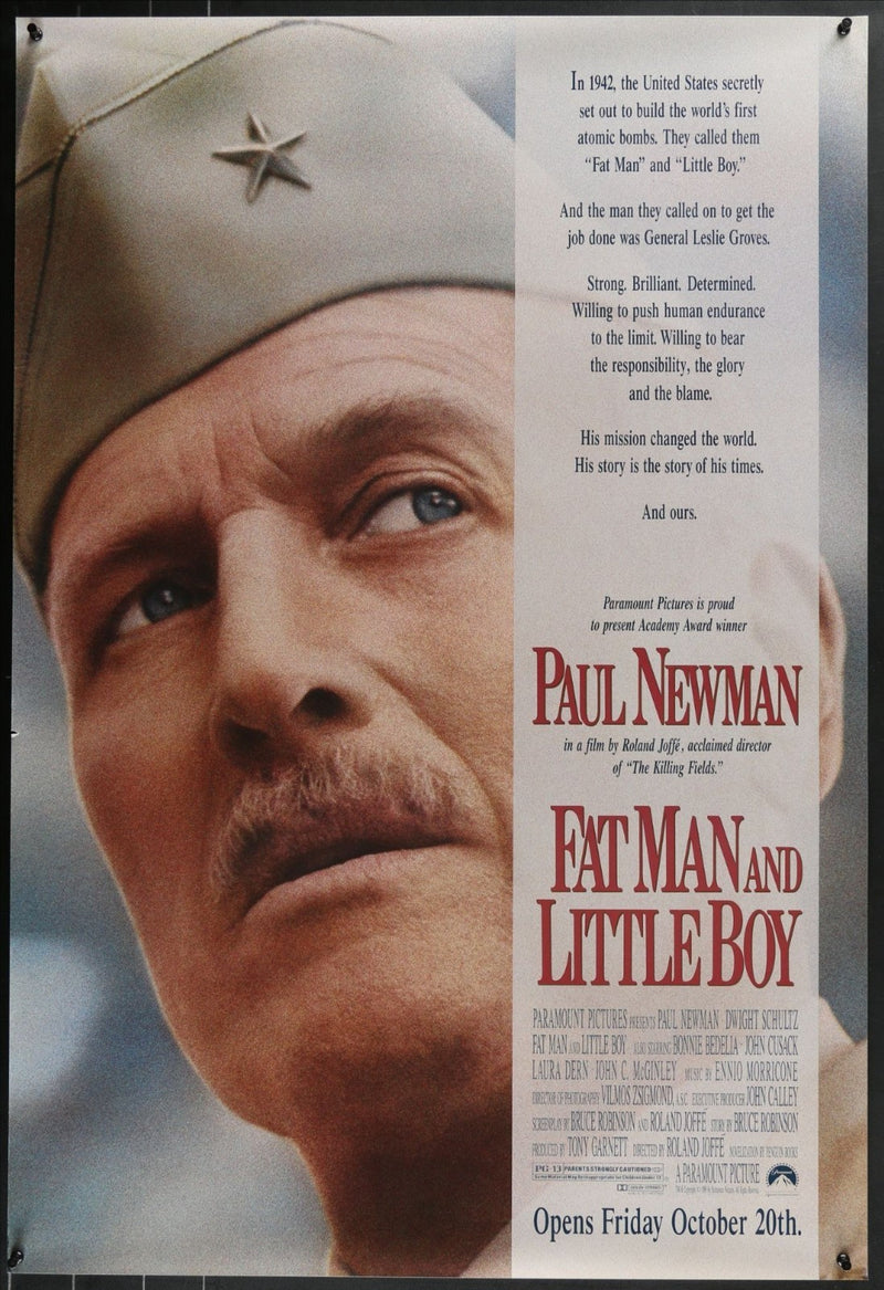 Fat Man and Little Boy (1989) Original Single-sided Movie Poster Rolled 27x40