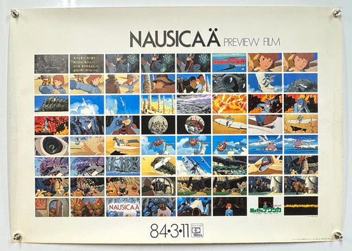 Nausicaä of the Valley of the Wind (1984) Orig Japanese Preview Poster 20x29