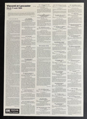 Luchino Visconti et Burt Lancaster (1986) CAC Voltaire Poster Rolled 15.75x22.75