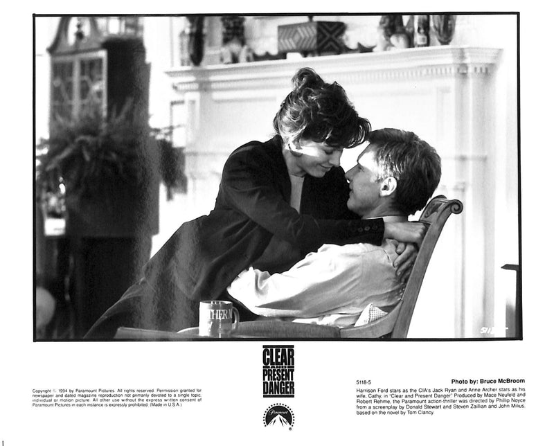 Clear and Present Danger (1994) Movie Still Full Set 8x10