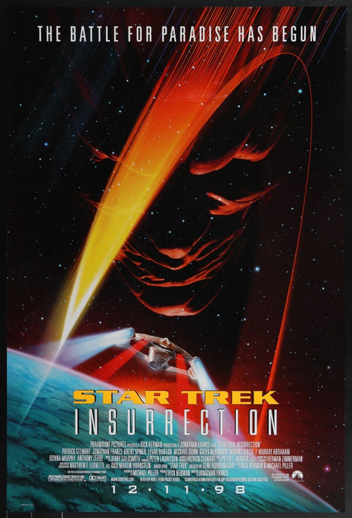 Star Trek: Insurrection (1998) Original Movie Poster Rolled 27x40