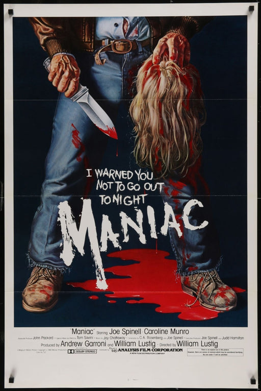 Maniac (1980) Original Movie Poster 27x41