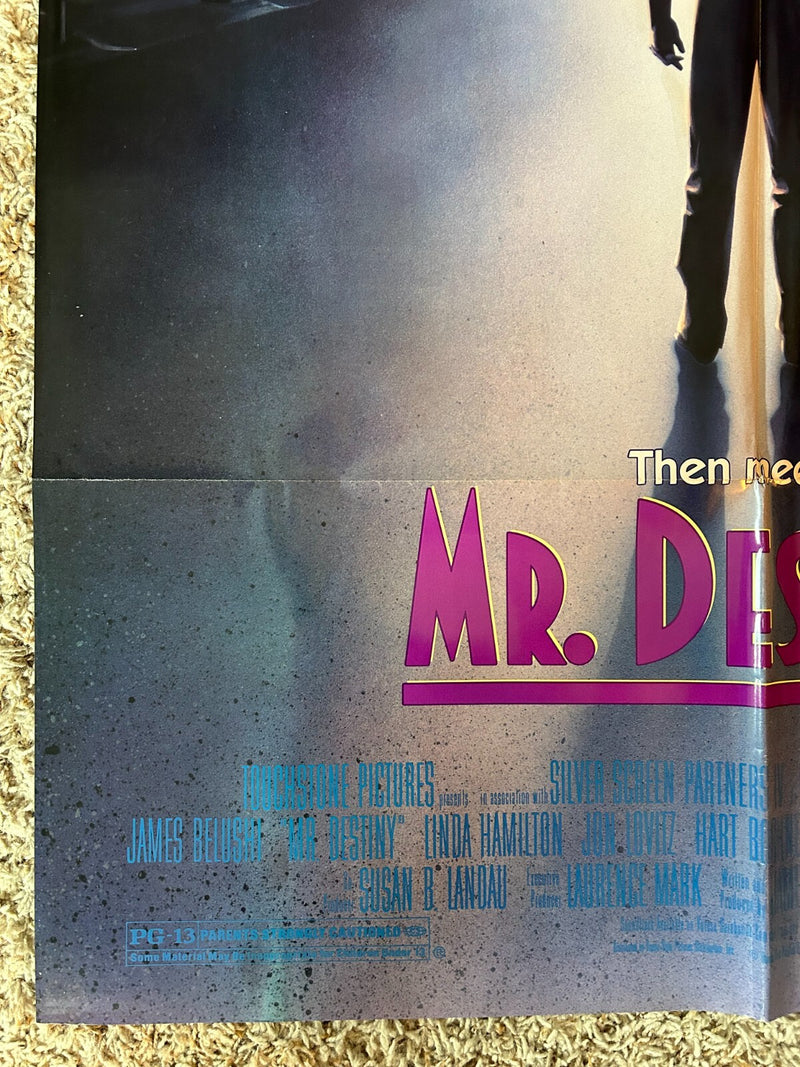 Mr. Destiny (1990) Original Movie Poster One-Sheet Folded 27x40 Belushi BP66