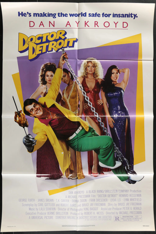Doctor Detroit (1983) Original Movie Poster Rolled 27x41