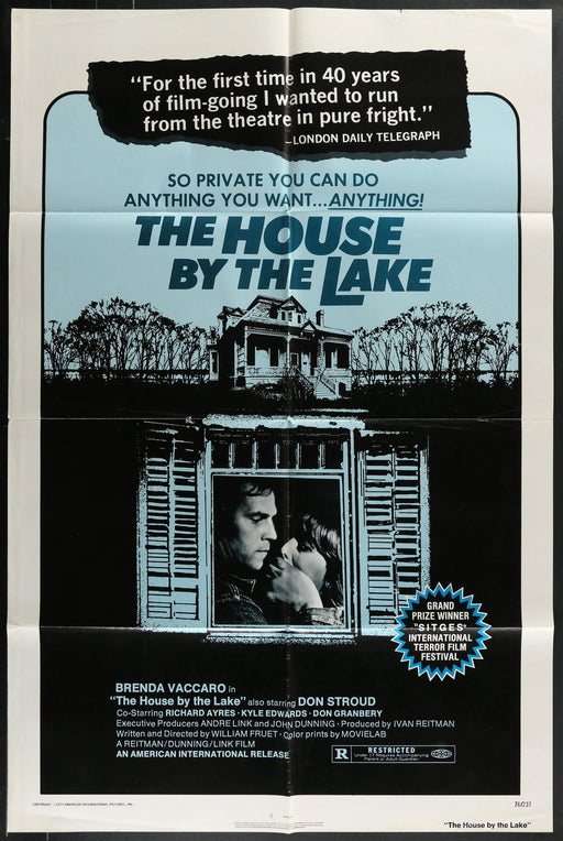 The House by the Lake (1977) Original Movie Poster Folded 27x41