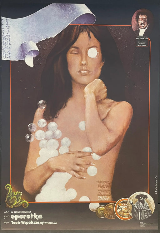 Operetka (1977) Original Polish Theater Poster 26x38