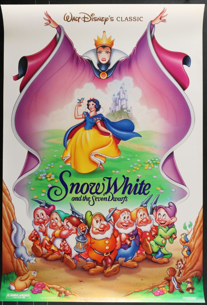 Snow White and The Seven Dwarfs (1993) Original DS Movie Poster Rolled 27x40