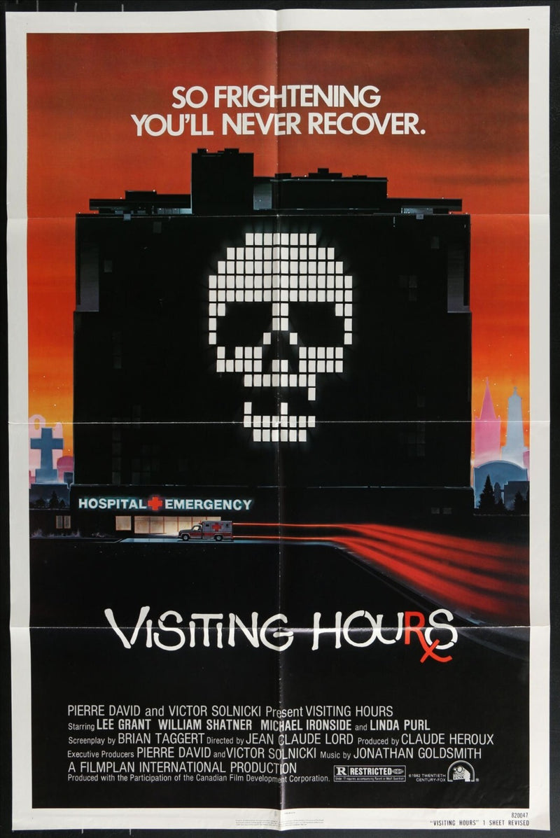Visiting Hours (1982) Original Movie Poster Folded 27x41