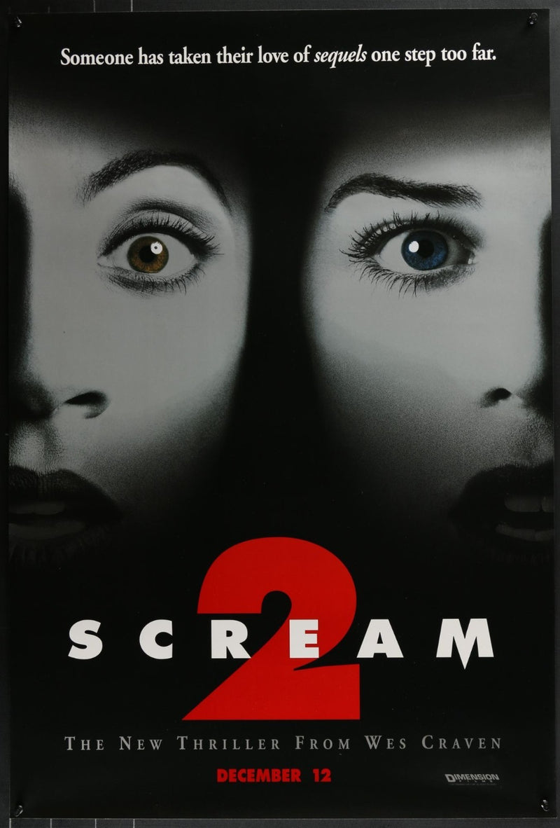 Scream 2 (1997) Original Movie Poster Rolled 27x40