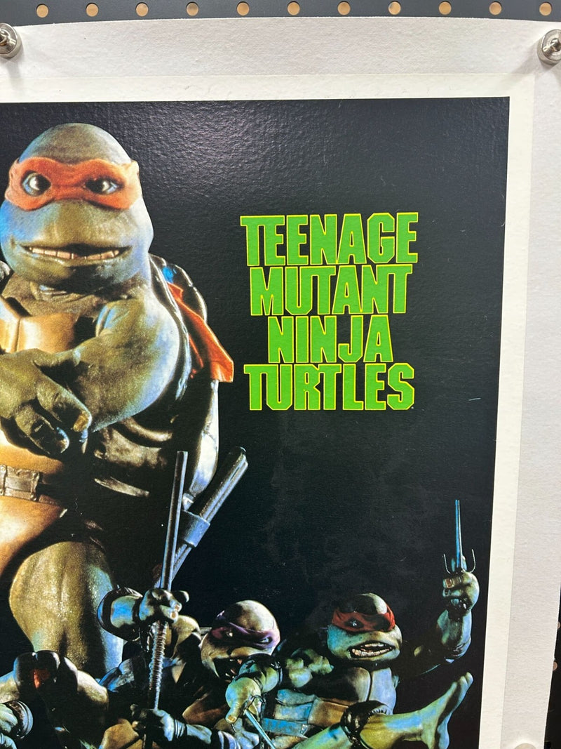 TMNT Ninja Turtles Original Thai Linenbacked Restored Poster Ex Cond! 31.5x21.5"