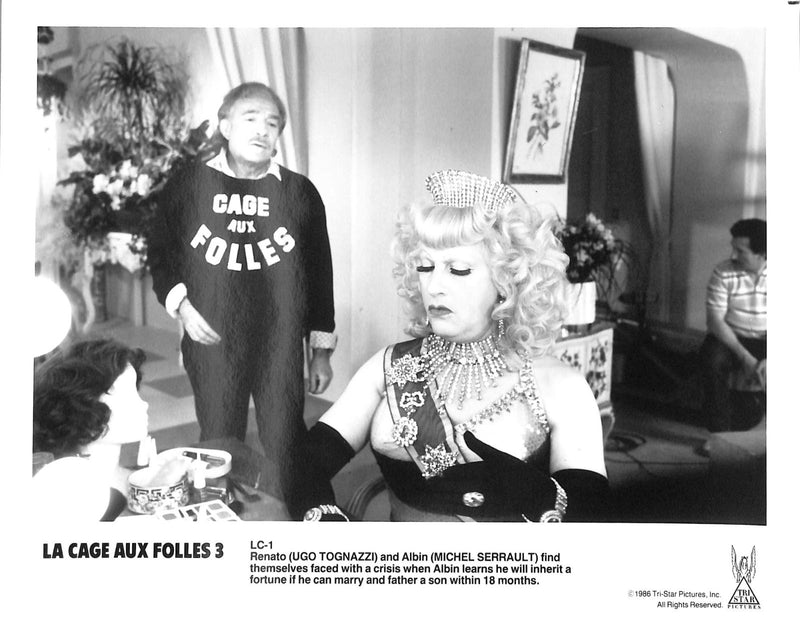 La Gage Aux Folles 3 (1985) Movie Still Full Set 8x10