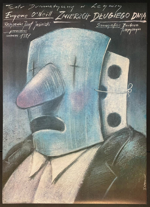 Zmierzch Dlugiego Dnia (1987) Original Polish Theatre Poster ONeill 26x37