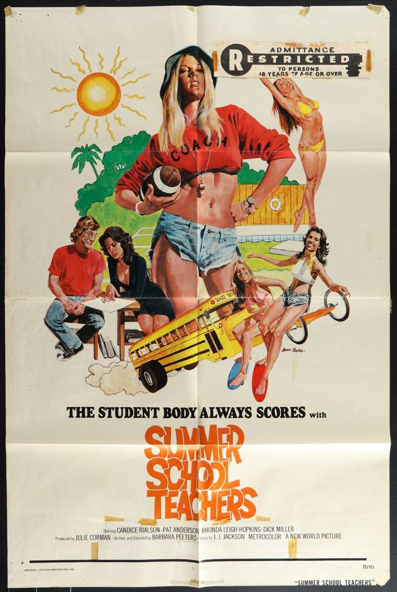 Summer School Teachers (1975) Original Movie Poster Folded 27x41