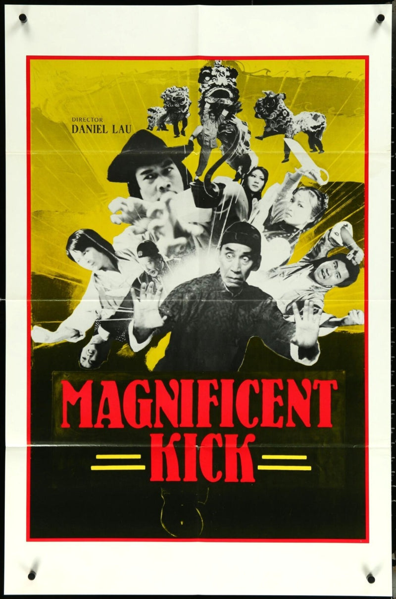 Magnificent Kick (1980) Original Movie Poster Folded 27x41