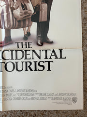 The Accidental Tourist (1988) Original Movie Poster One-Sheet Folded 27x41 BP36