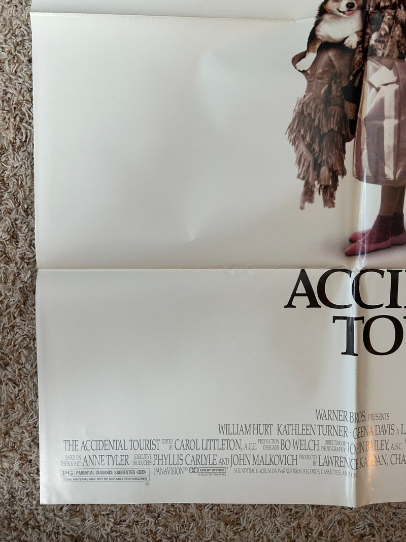 The Accidental Tourist (1988) Original Movie Poster One-Sheet Folded 27x41 BP36