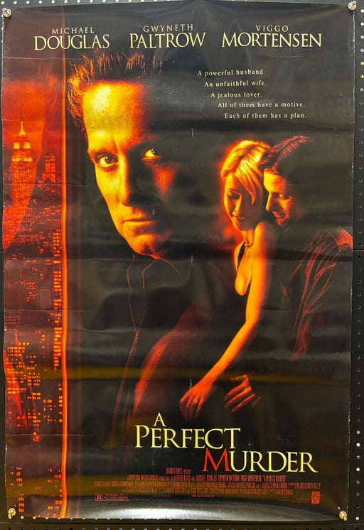 A Perfect Murder (1998) Double-Sided, Original Rolled Poster 27x40