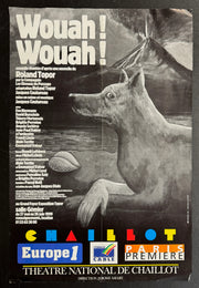CAC Voltaire – Wouah Wouah! (1999) Original Poster Folded 15.75x22.75