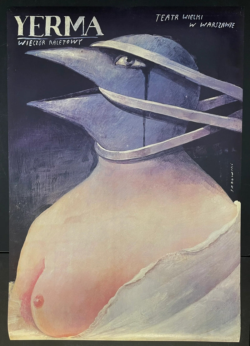 Yerma (1984) Original Polish Ballet Theatre Poster Teatr Wielki 26x37