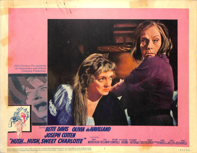 Hush Hush, Sweet Charlotte (1964) Lobby Card #5 11X14