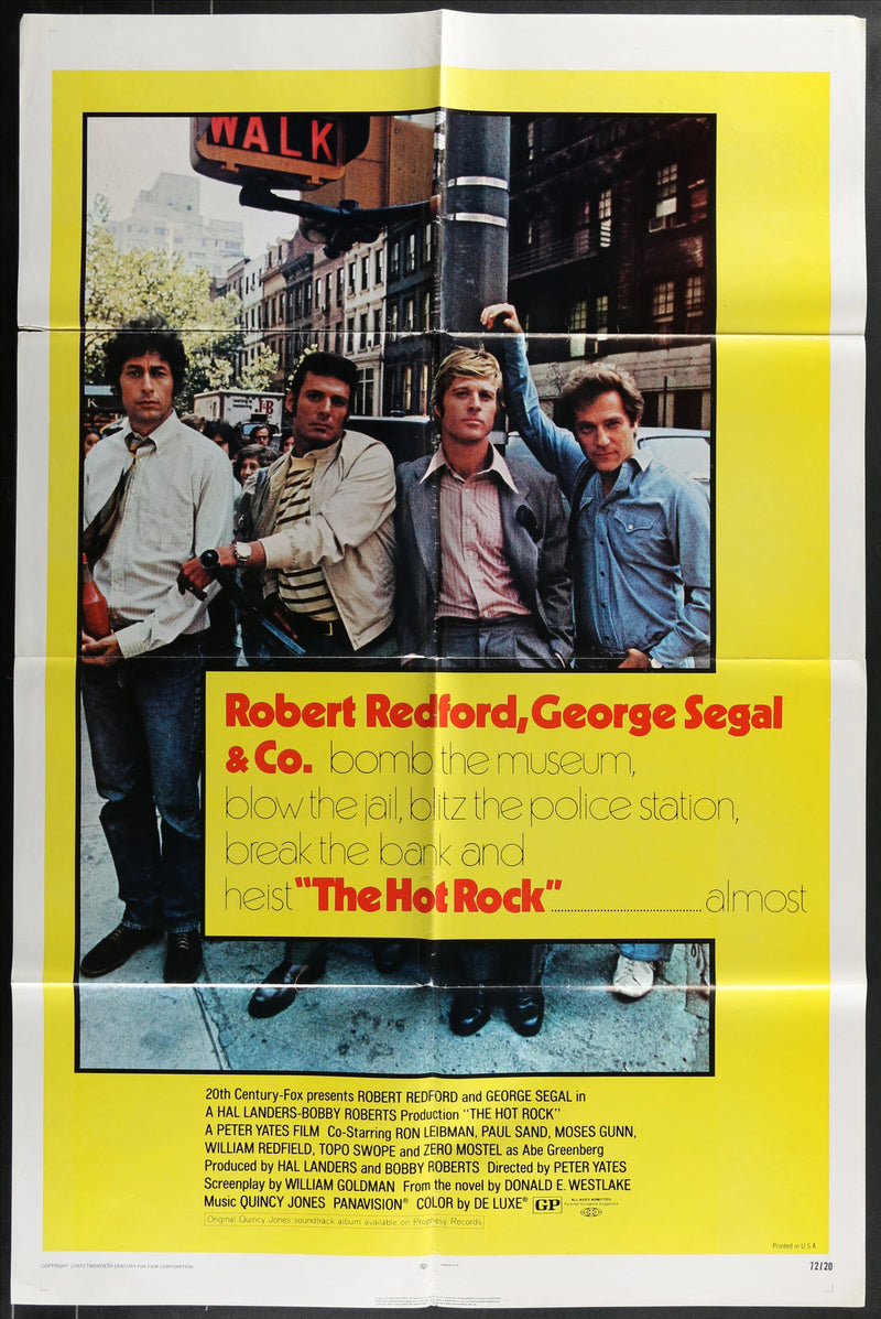 The Hot Rock (1972) Original Movie Poster Folded 27x41