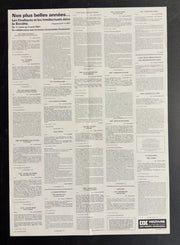 Nos Plus Belles Années (1987) CAC Voltaire French Poster 15.75x22.75