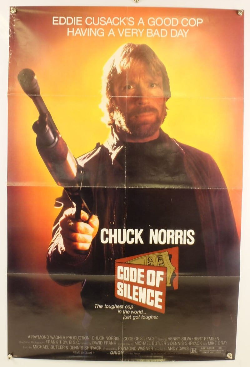 Code of Silence (1985) Original Movie Poster Folded 27x41
