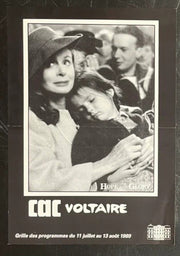 CAC Voltaire – Hope and Glory (1989) Program Poster 8.25x11.75