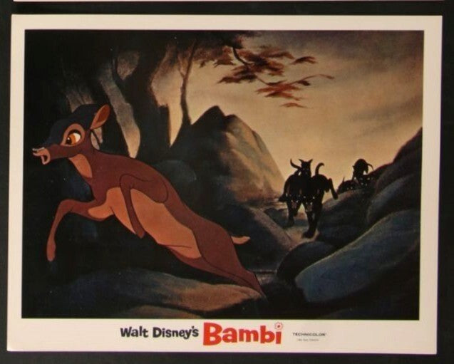 Bambi (1975 Re-release) Original Lobby Card Movie Poster 11x14