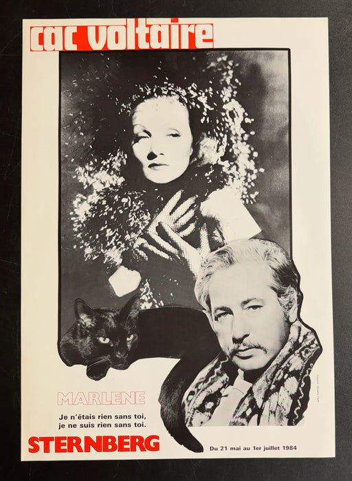 Marlene Sternberg (1984) CAC Voltaire French Poster 15.75x22.75