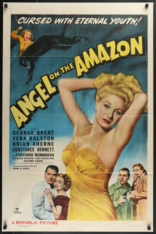 Angel on the Amazon (1948) Original Movie Poster One Sheet 27x41 Vera Ralston
