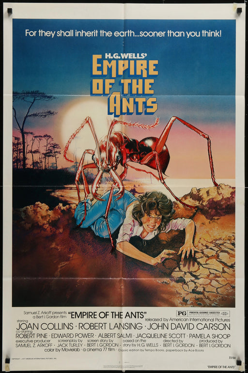 EMPIRE OF THE ANTS (1977) Original One Sheet 27x41 Movie Poster H.G. Wells