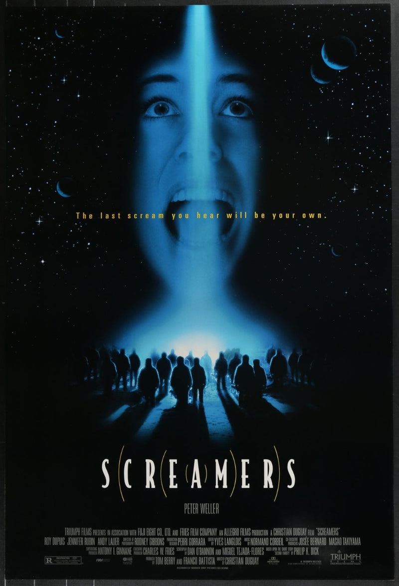 Screamers (1995) Original Double-sided Movie Poster Rolled 27x40